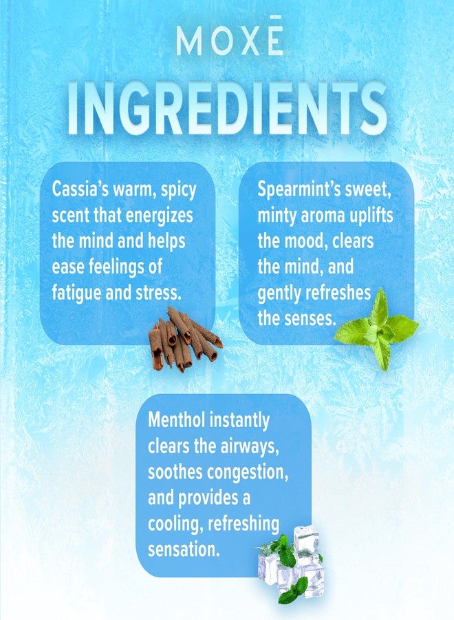 MOXE MOXĒ Extra Strength Wintermint Nasal Inhaler | Powerful Menthol & Wintergreen for Sinus Relief & Clear Breathing | Made in The USA | Maximum Strength Aromatherapy for Instant Refreshment - Image 3